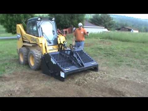 ride on skid steer harley rake|bobcat harley rake for sale.